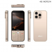 VMAX Note-14 4G Android Button Phone (golden)